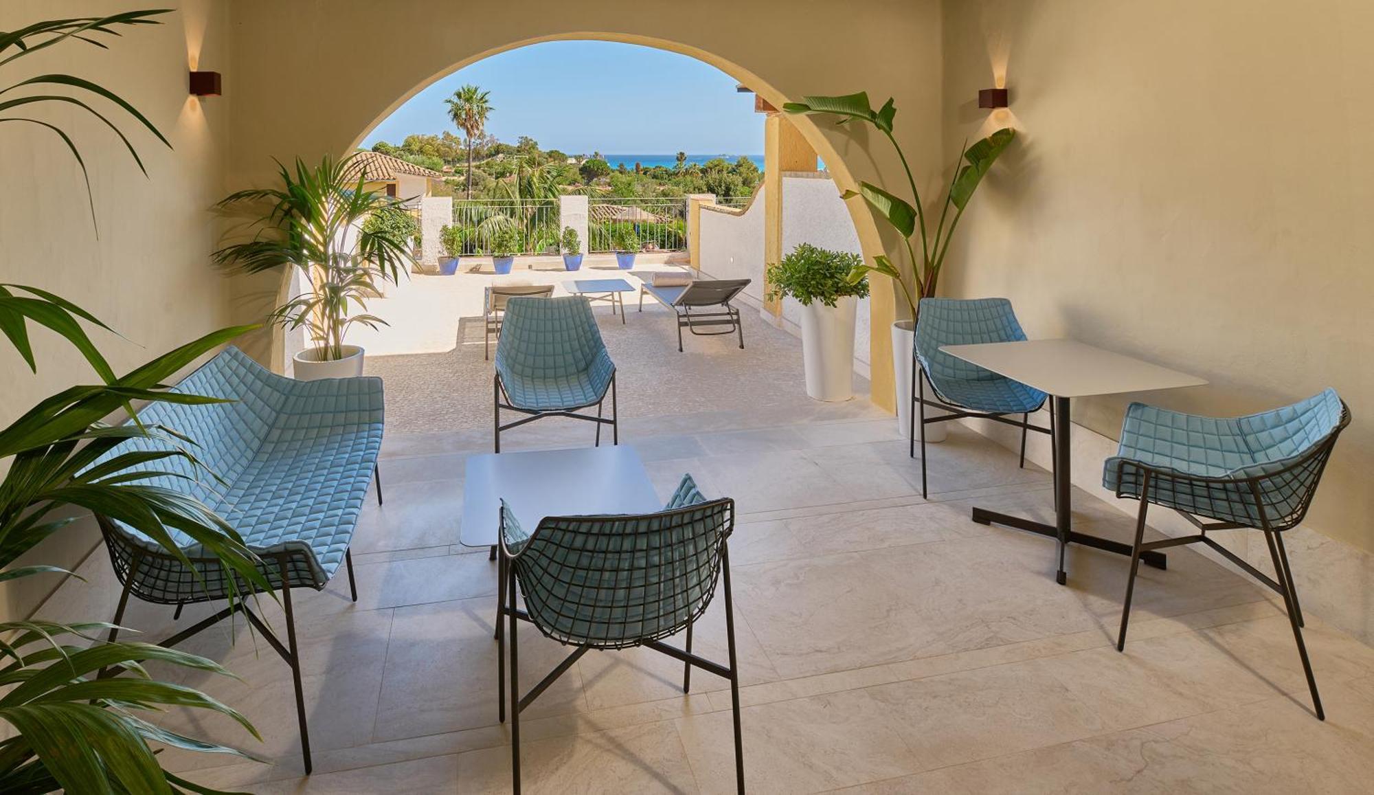 Residence Le Bouganville Villasimius Exterior foto